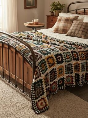 083 AFGAN GRANDMA SQUARE 50” x 70”